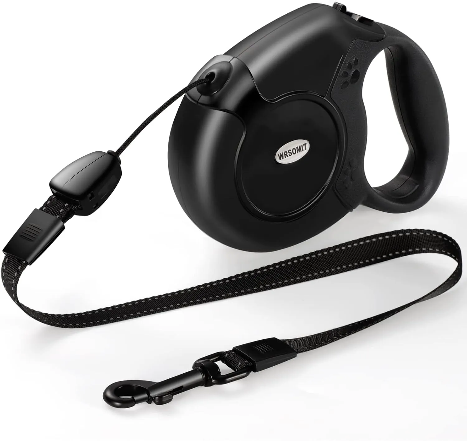 Retractable Dog Leash, 26 Ft Heavy Duty Pet Walking Leash for Small Medium Large Dogs up to 99lbs, Anti-Slip Handle, 360 ° No Tangle, Nylon Tape, One-Handed Brake