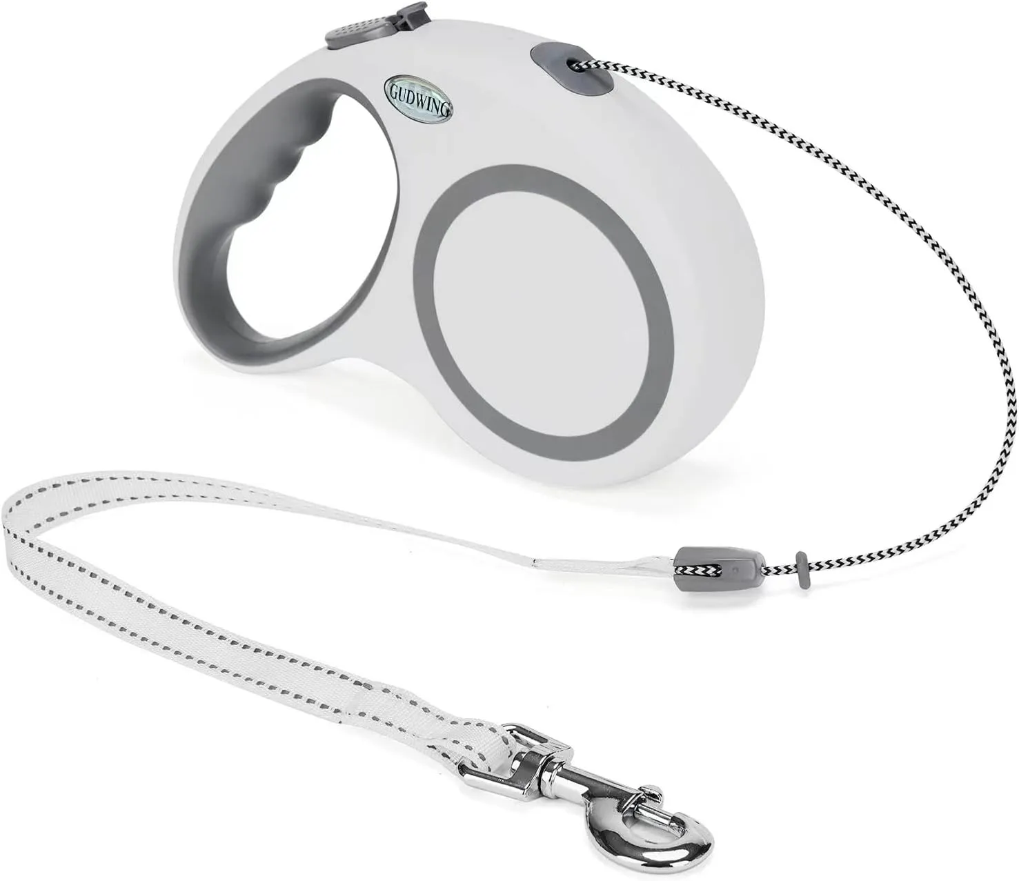 Retractable Dog Leash 30 FT, GUDWING Dog Walking Leash for Medium Large Dogs up to 77 lbs, Heavy Duty No Tangle, Large
