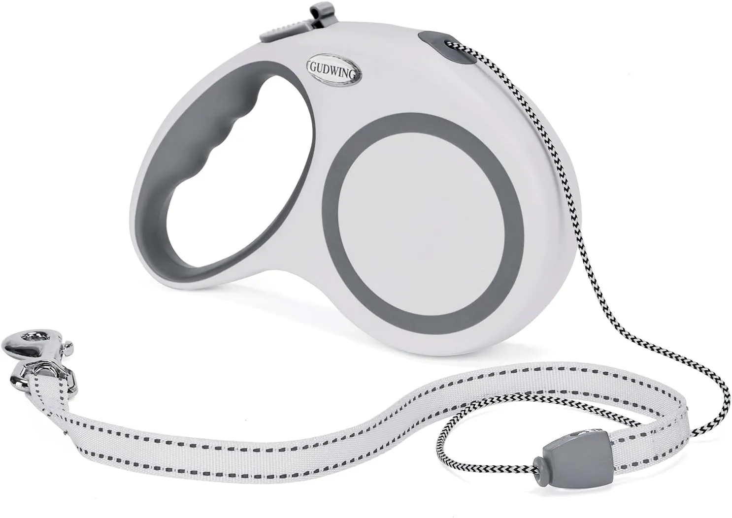 Retractable Dog Leash 30 FT, GUDWING Dog Walking Leash for Medium Large Dogs up to 77 lbs, Heavy Duty No Tangle, Large