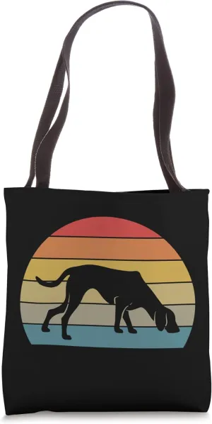 Retro Bloodhound I Bloodhound Art I Bloodhound Tote Bag