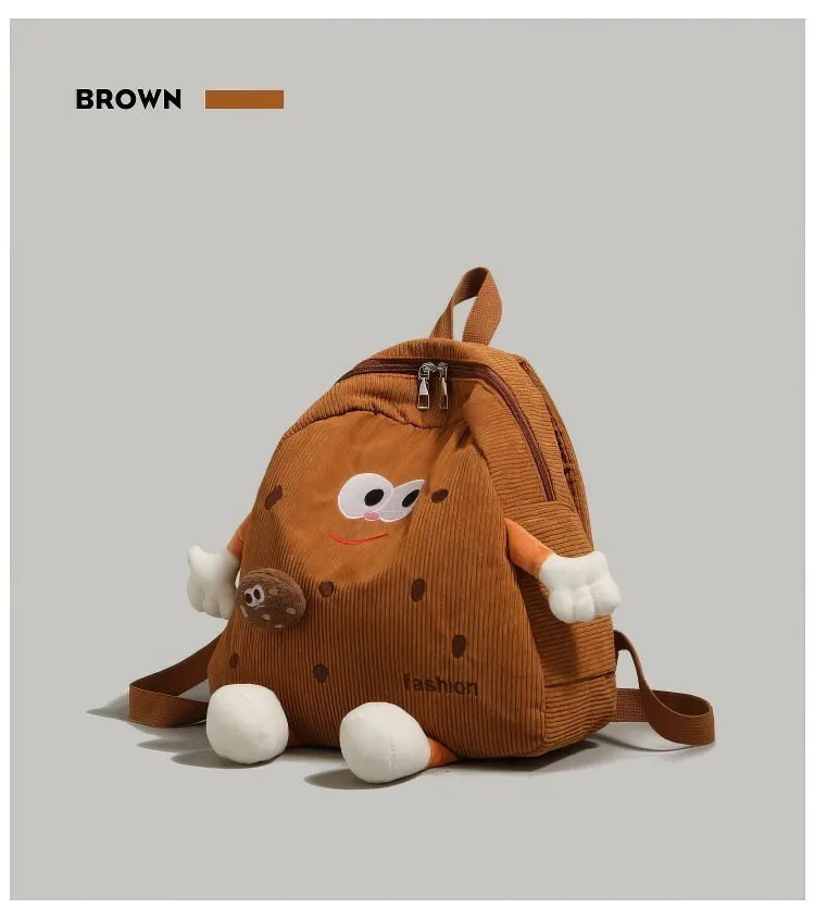 Retro MR PUFFER Cordroy Backpack