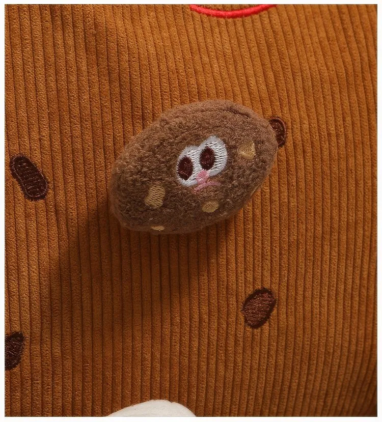 Retro MR PUFFER Cordroy Backpack