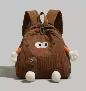 Retro MR PUFFER Cordroy Backpack