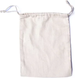 Reusable Eco friendly 12x20 Inches Cotton Thick Double Drawstring Muslin Bags "premium quality (Natural Color)-25 count pack