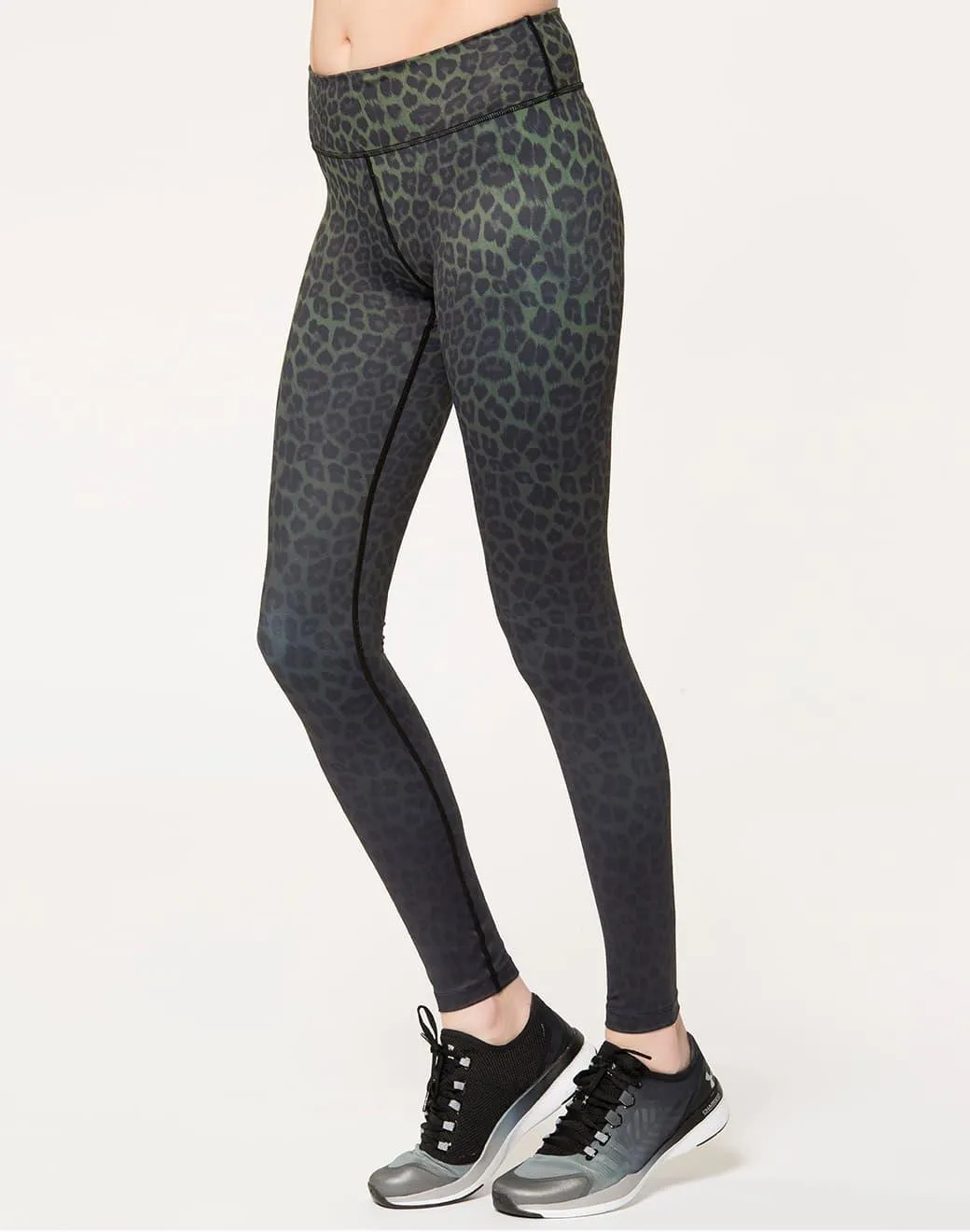Rockell Olive Leopard Ombre Spor Tayt