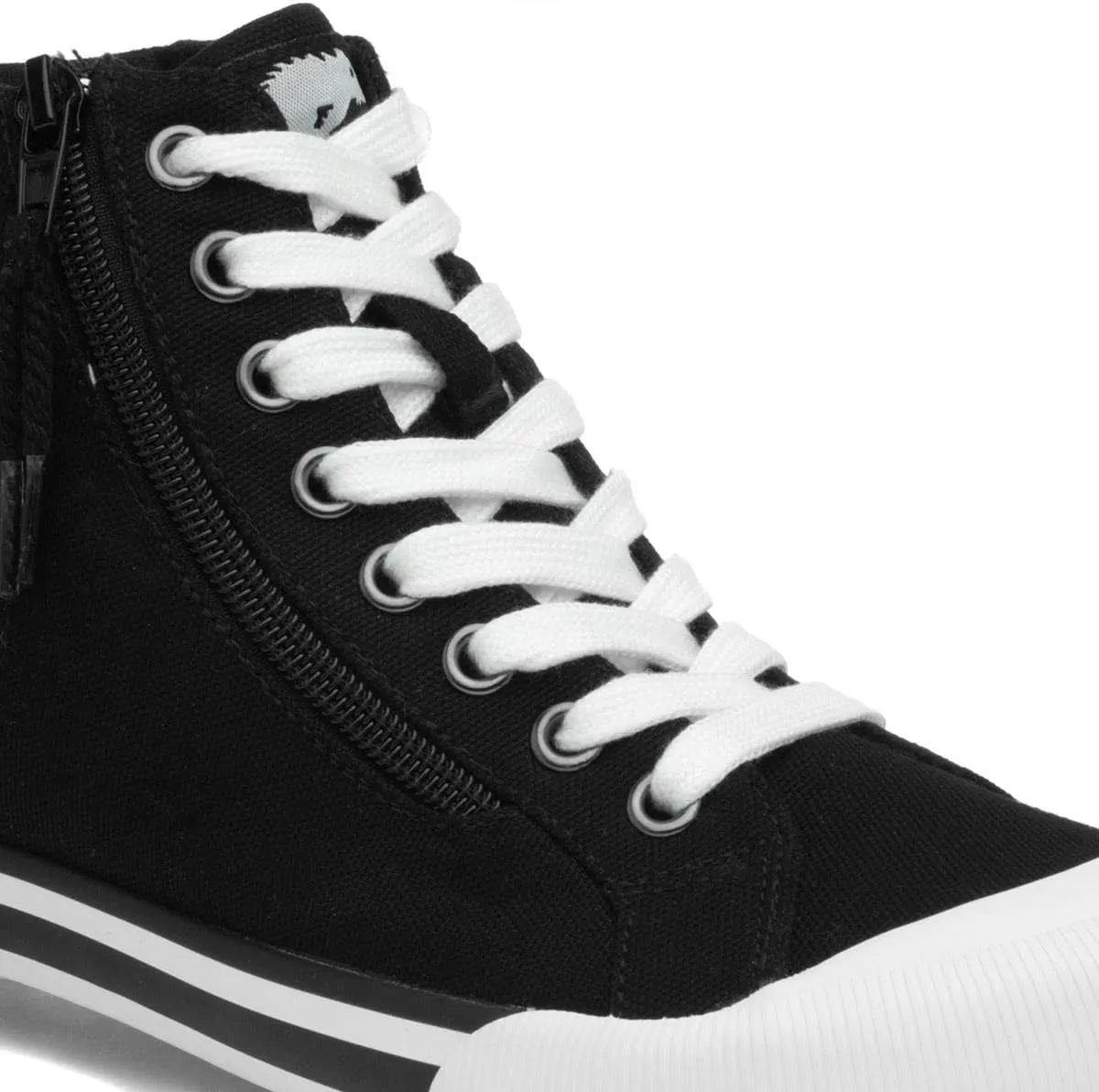 Rocket Dog Jazzin Hi Women's Black Canvas