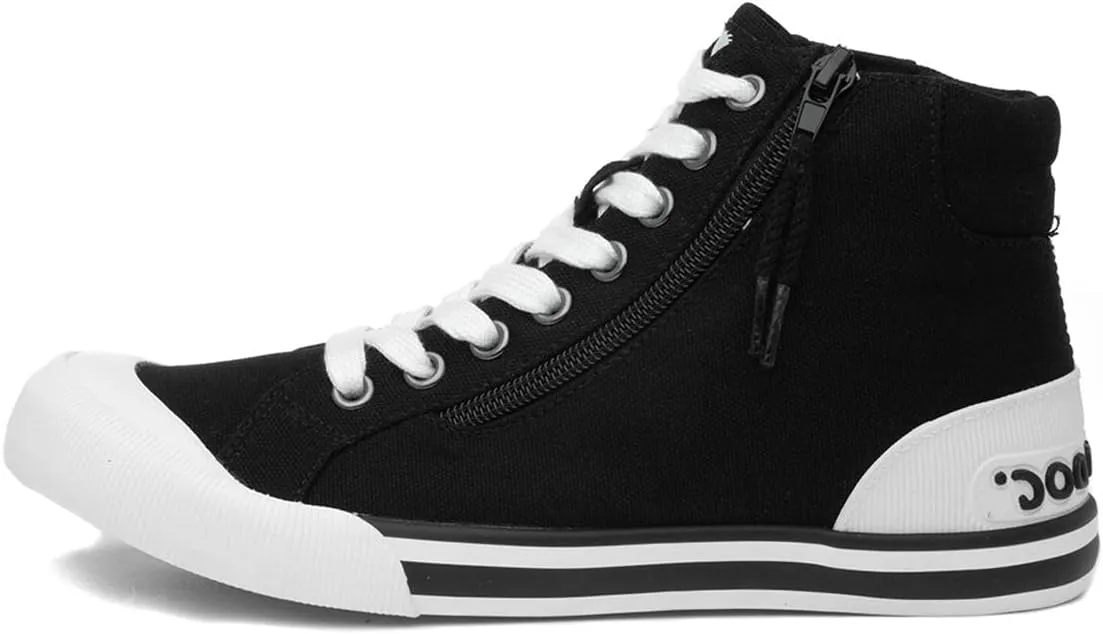 Rocket Dog Jazzin Hi Women's Black Canvas