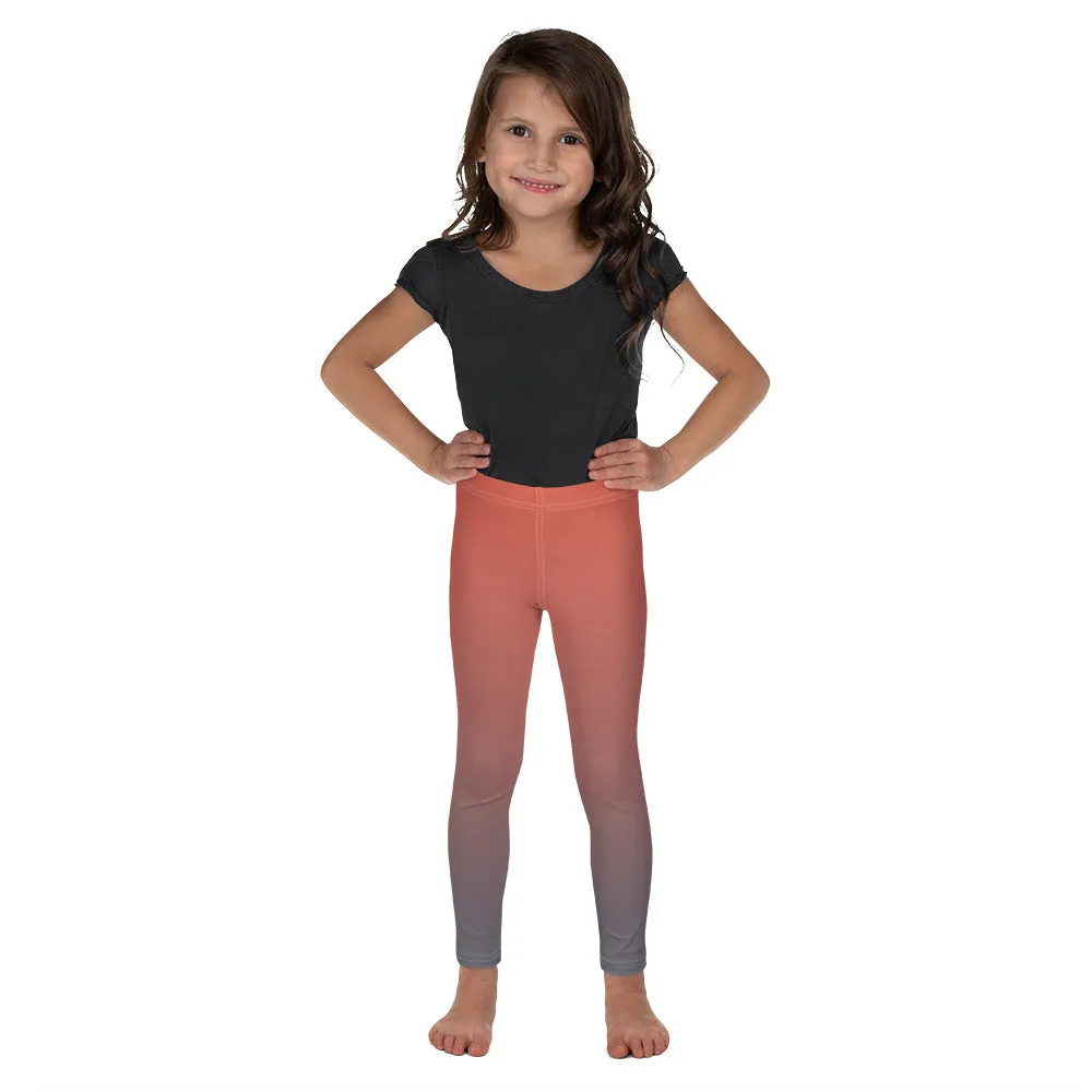 Rose and Grey Ombre Kid's Leggings