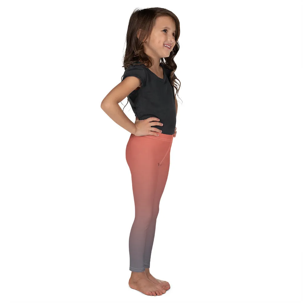 Rose and Grey Ombre Kid's Leggings