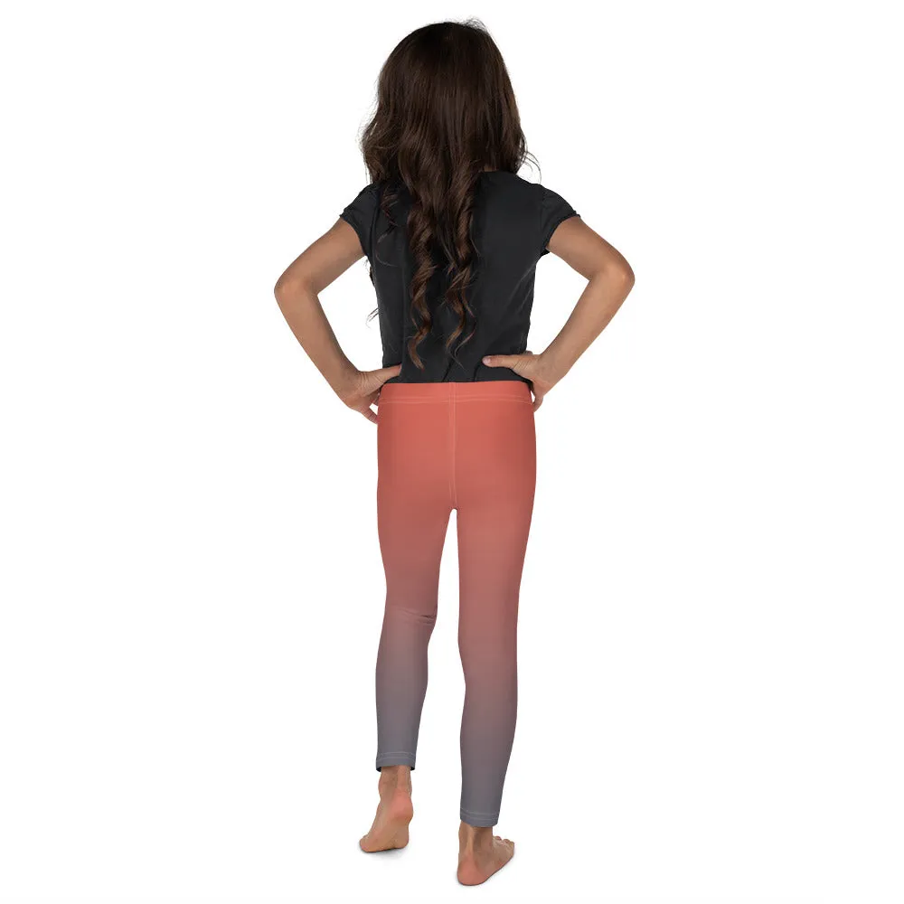 Rose and Grey Ombre Kid's Leggings
