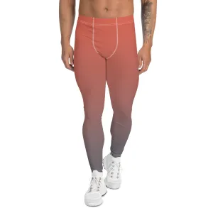 Rose and Grey Ombre Men's Leggings