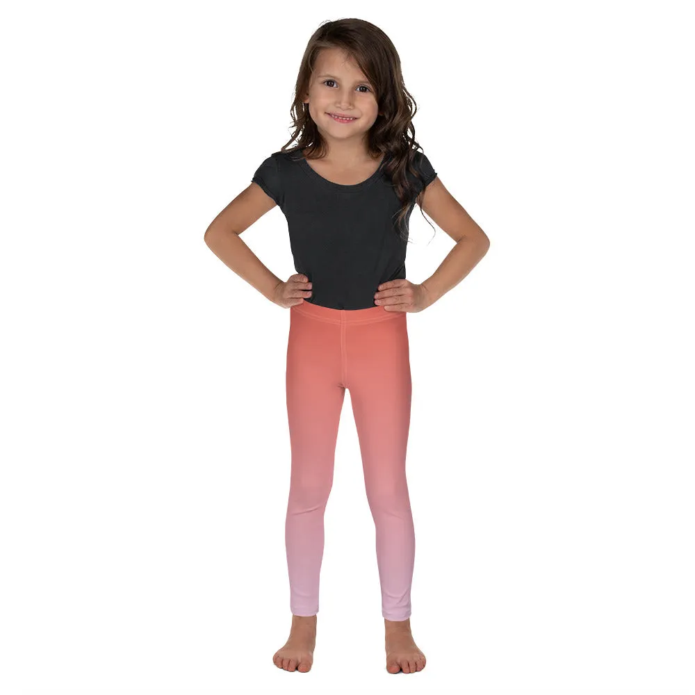 Rose and Pink Ombre Kid's Leggings