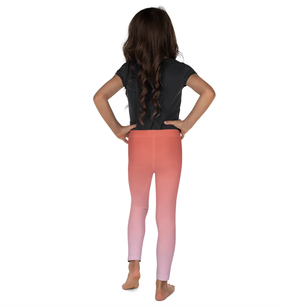 Rose and Pink Ombre Kid's Leggings