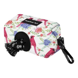 Rose Cardinals Design Bulk Dog Poop Bag Holders Dog Waste Bag Carrier