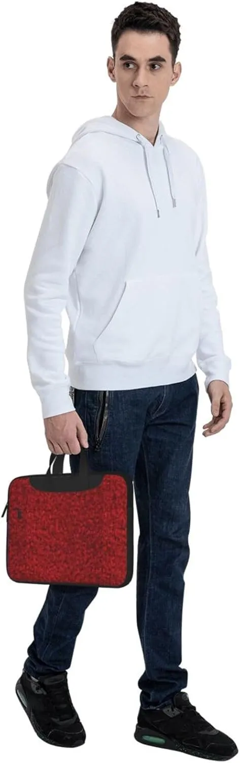 Rose Represents Love Print Laptop Computer Shoulder Bag Carrying Case, Messenger Shoulder Bag For Laptop Or Tablet