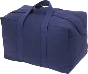 Rothco Canvas Small Parachute Cargo Bag, Navy Blue