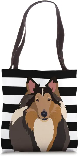 Rough Collie Dog Lover Gift Tote Bag