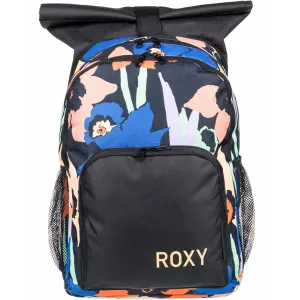 Roxy Adults Ocean Child Floral Rucksack Backpack Bag - Anthracite