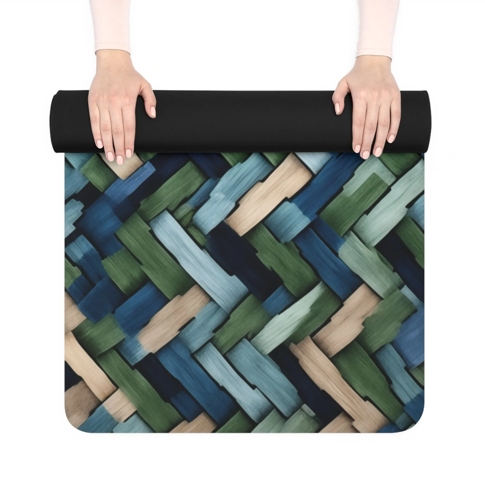 Rubber Yoga Mat- Orchidia Parisian