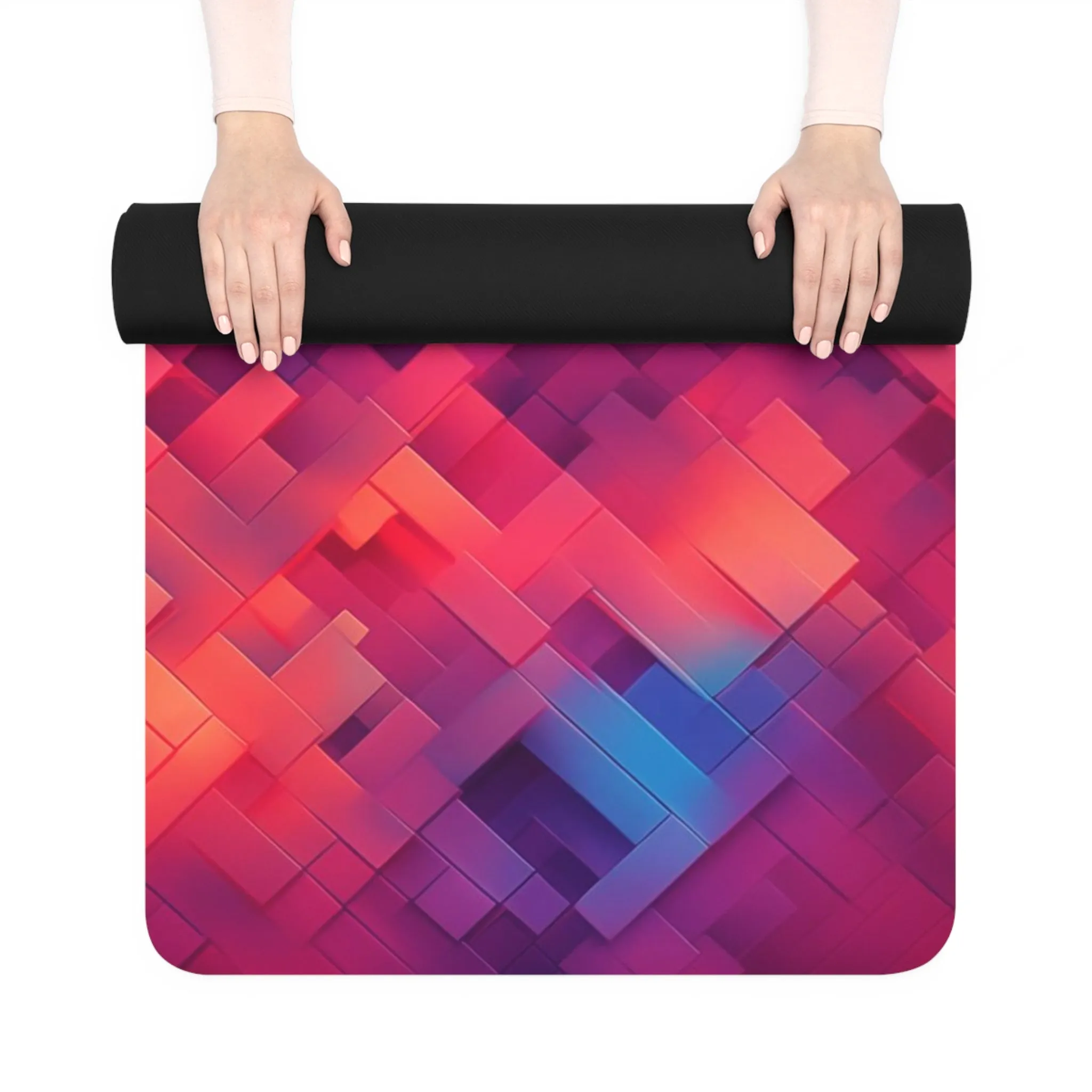 Rubber Yoga Mat- Philomena Milan Ombre