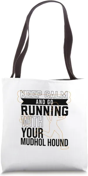 Runner with Caravan Hound Tote Bag
