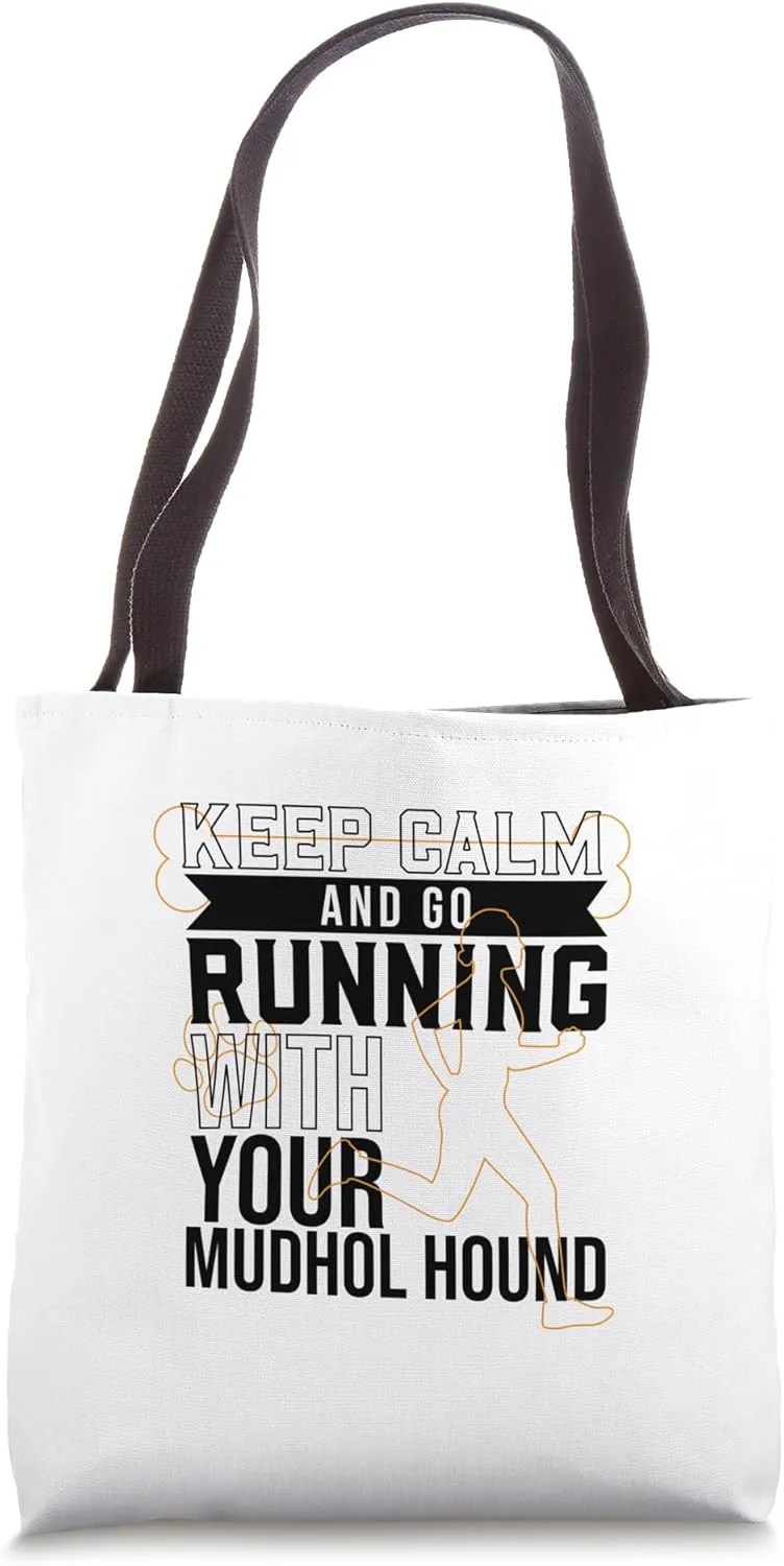 Runner with Caravan Hound Tote Bag