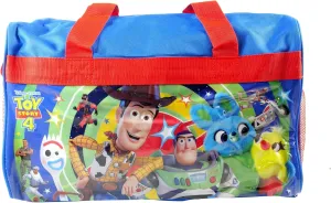 Ruz Toy Story 4 600D Polyester Duffle Bag with Printed PVC Side Panels