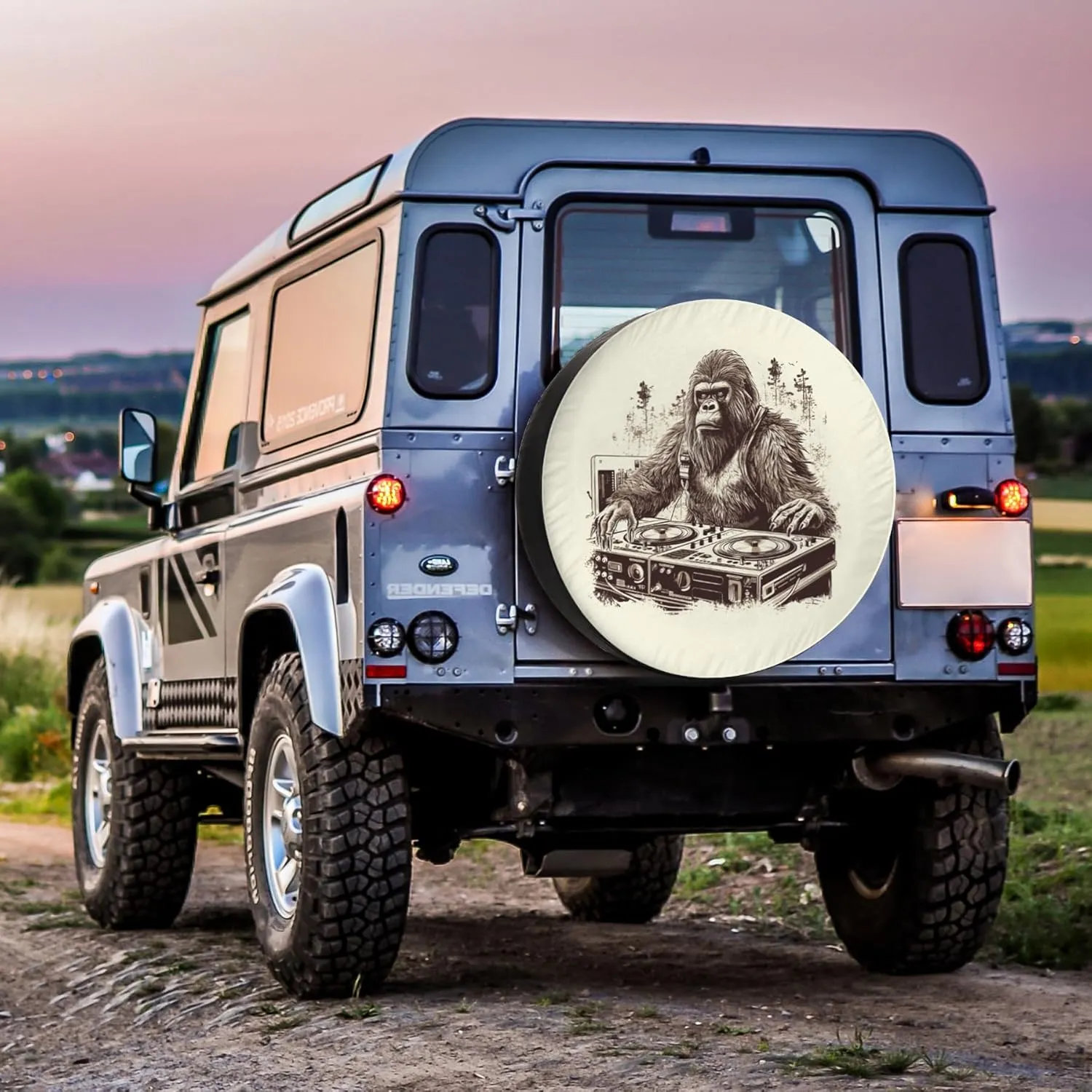 RV Tire Covers Spare Dj Bigfoot Camper Wheel Trailer Truck Travel Trailer SUV RV Universal Fits 13 Inch