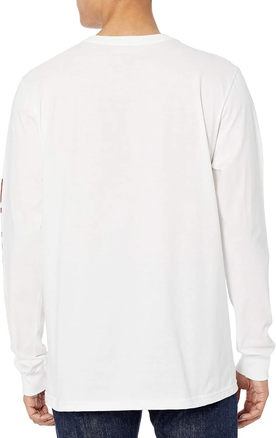 RVCA Men's Graphic Long Sleeve Crew Neck Tee Shirt