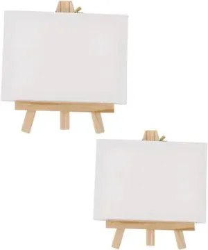 Sadaf 280gsm Canvas Board with Easel Stand, 18 cm x 24 cm Size