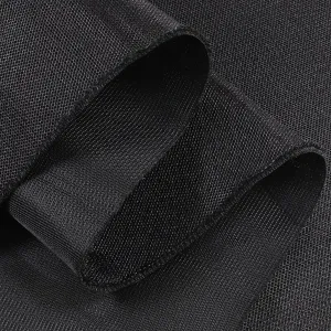 Sandwich Mesh Fabric, Breathable 3 Layers 3D Elastic Mesh Fabric, Mesh Lining Fabric for Car Seat Cover, Bed Bumpers, Speaker, Chairs, Shoes and DIY Craft, 56" Wide, 1/2 Yard, Black