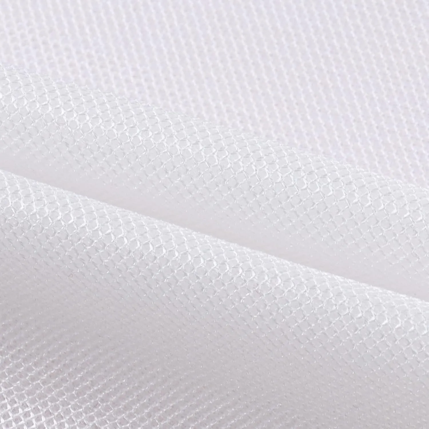 Sandwich Mesh Fabric, Breathable 3 Layers 3D Elastic Mesh Fabric, Mesh Lining Fabric for Car Seat Cover, Bed Bumpers, Speaker, Chairs, Shoes and DIY Craft, 56"" Wide, 1/2 Yard, White