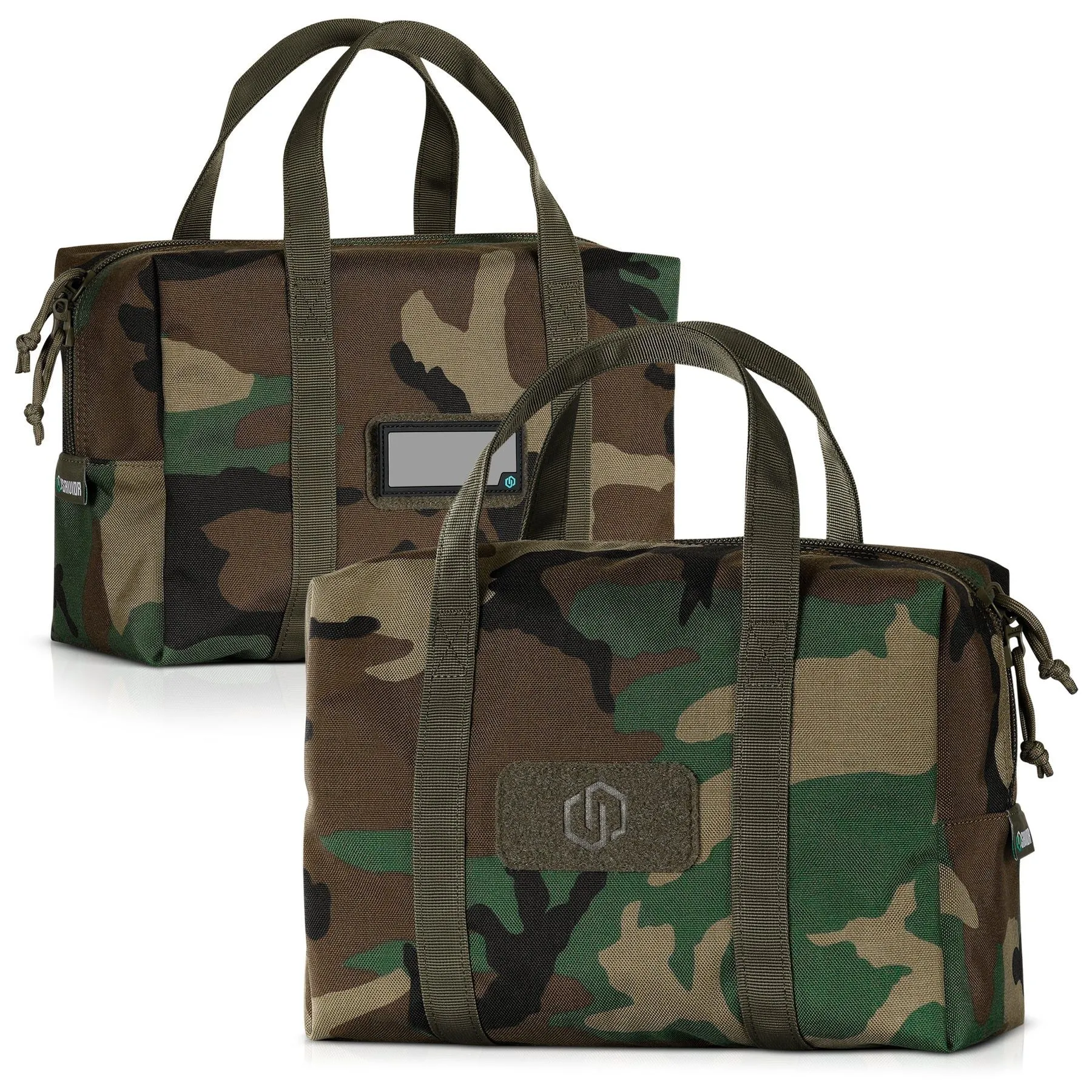Savior Equipment Mini Duffle Bag Hauler With Hook & Loop Patches Holder (2 Pack)