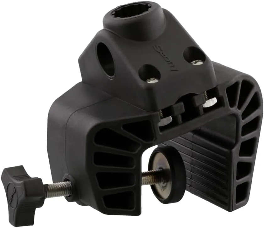 Scotty 0449 Portable Nylon Clamp Mount with 241 Side Deck Mount,Black