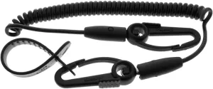 Scotty #130-BK Safety Leash with Flexcoil