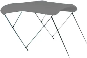 Seal Skin Covers 3 Bow / 4 Bow Bimini Top for Boats, Marine Grade Waterproof Canopy Cover with Frame, Durable Sun Shade Cover, Mounting Hardware, Rear Straps & Storage Boot