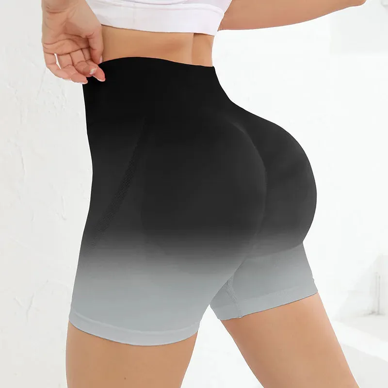 Seamless Ombre Workout Shorts