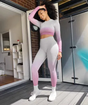 Seamless Ombre Yoga Set