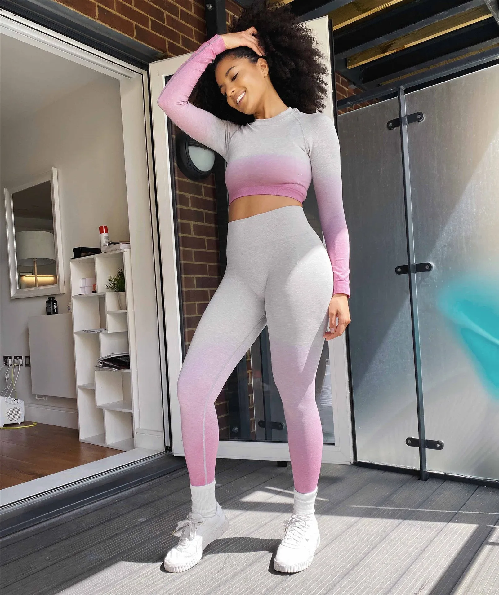 Seamless Ombre Yoga Set