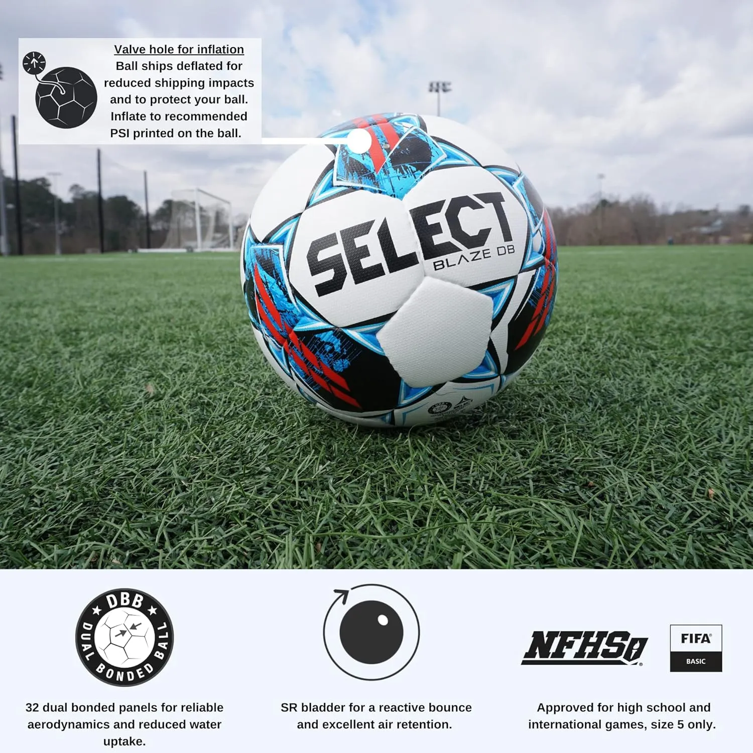 Select Blaze DB Soccer Ball