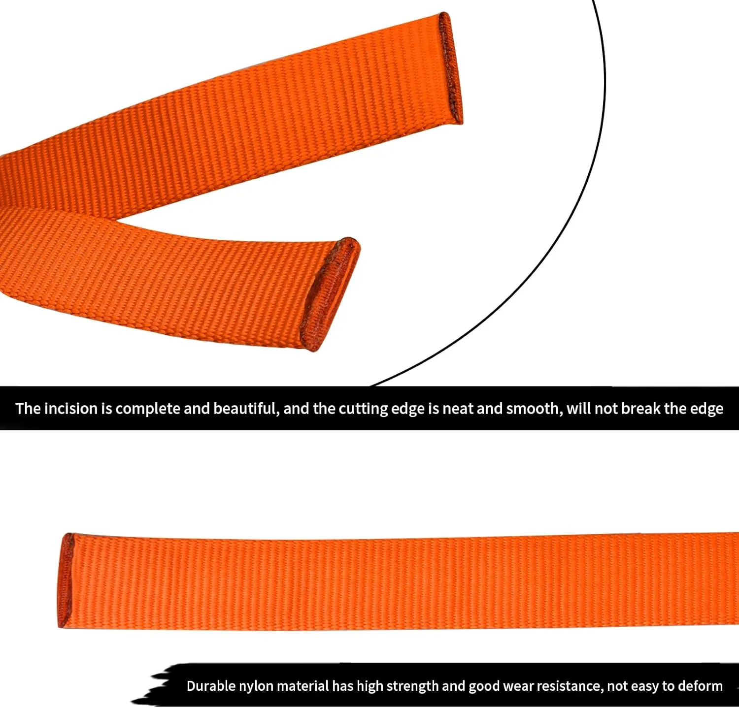 SEPEAK 1 inch Nylon Tubular Webbing, 20kN/4500 lbs, Heavy Duty Climbing Strap for Rescue, Outdoor Climbing, Firefighting, Rigging, Ziplining, Anchoring,Hanging