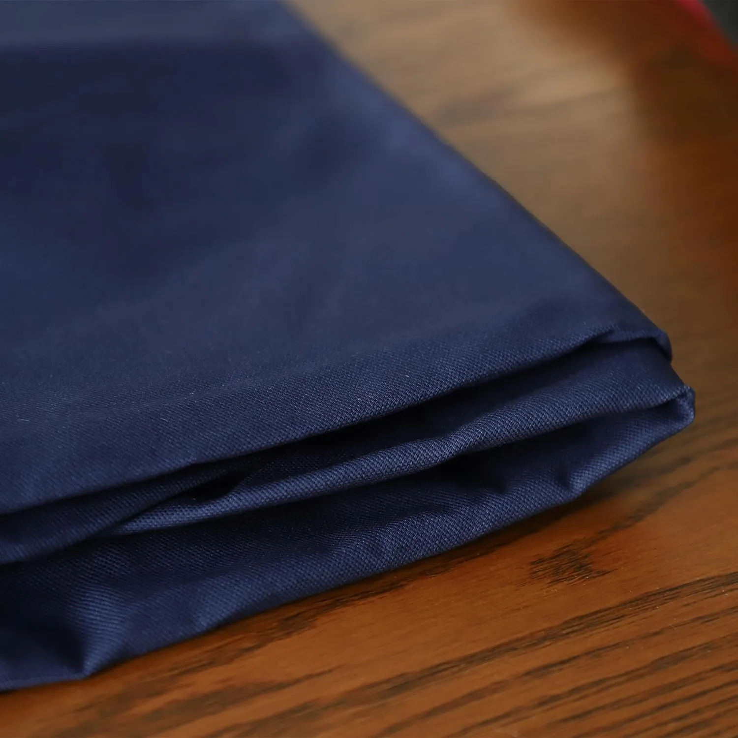 Simple&Opulence 100% Cotton Canvas Natural Fabric by The Yard- 59 Inches Wide, Duck Fabric Versatile Durable for Crafts, Upholstery, Sewing, Home Decor (Dark Blue,2 Yard)