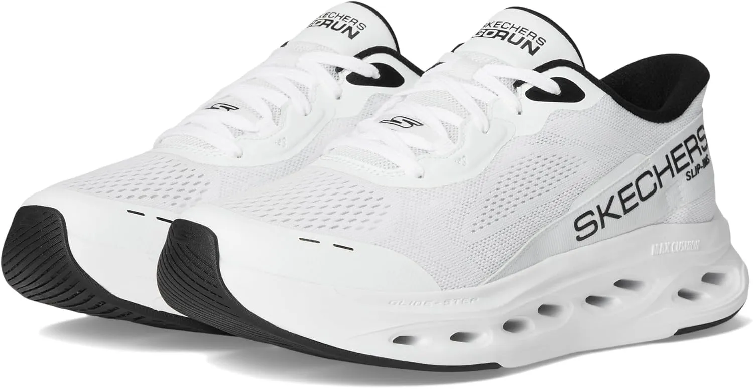 Skechers Men's Max Cushioning Glide Step Advert Hands Free Slip-ins Sneaker