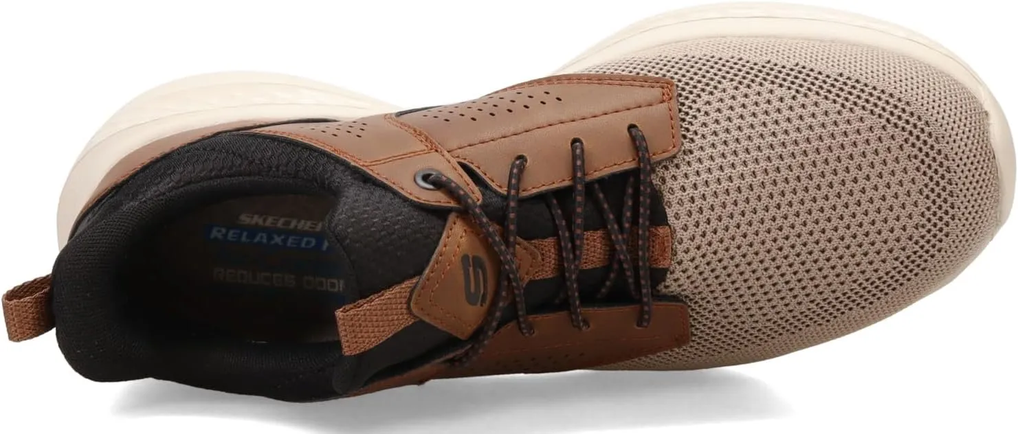 Skechers Men's Slade-Breyer 210892 Knitted Mesh Bungee Lace W/Quarter Cage Slip On
