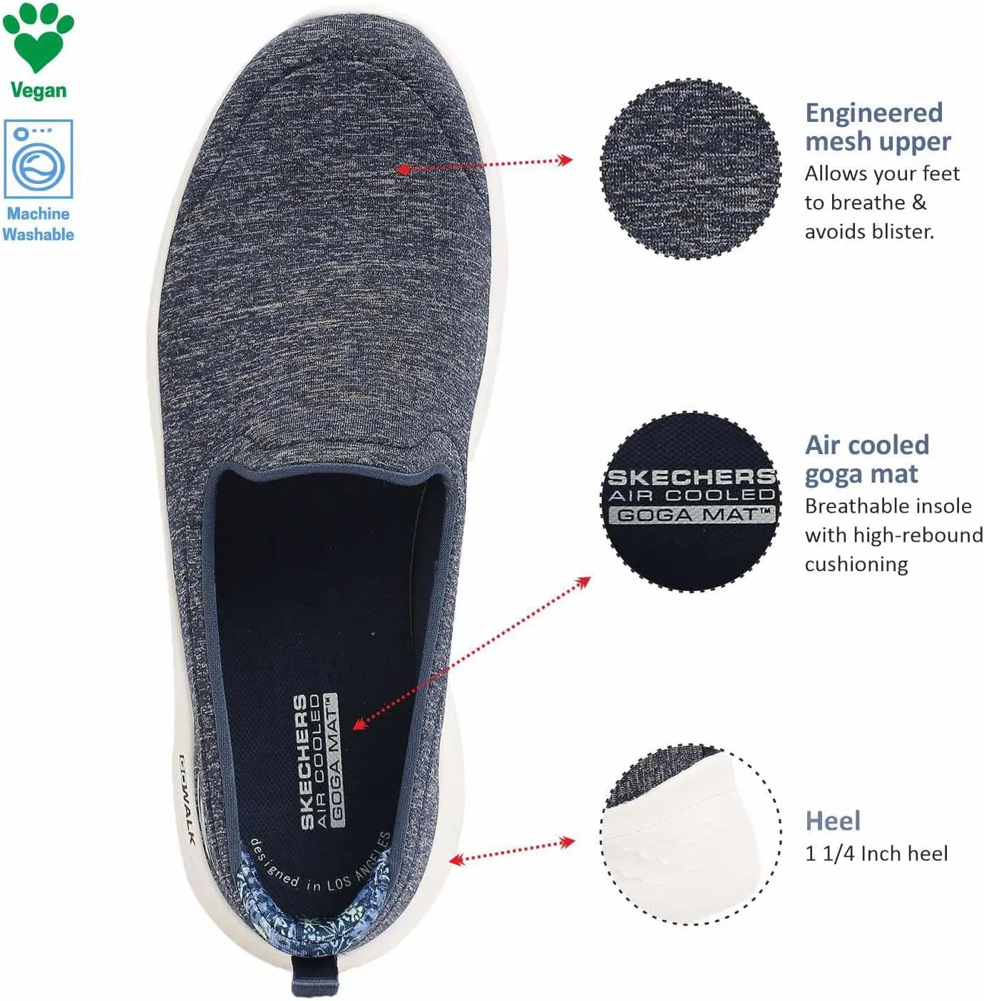 Skechers Women's Go Walk Flex Clever View