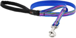 Small Dog Leash by Lupine 1/2" Wide Ripple Creek Design 6-Foot Long with Padded Handle