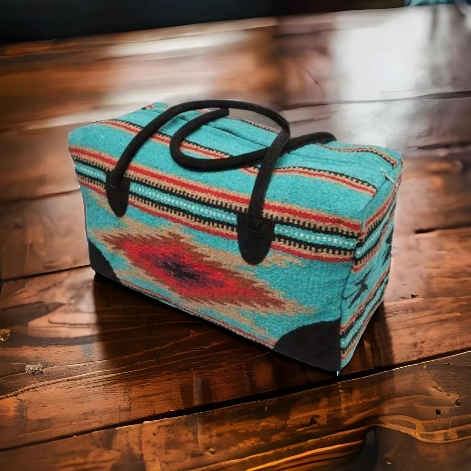 Southwestern Large Weekender Travel Bag Western Duffle Bag Boho Travel Bag (Campos)