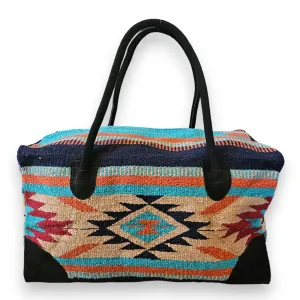 Southwestern Large Weekender Travel Bag Western Duffle Bag Boho Travel Bag (Cheyenne)