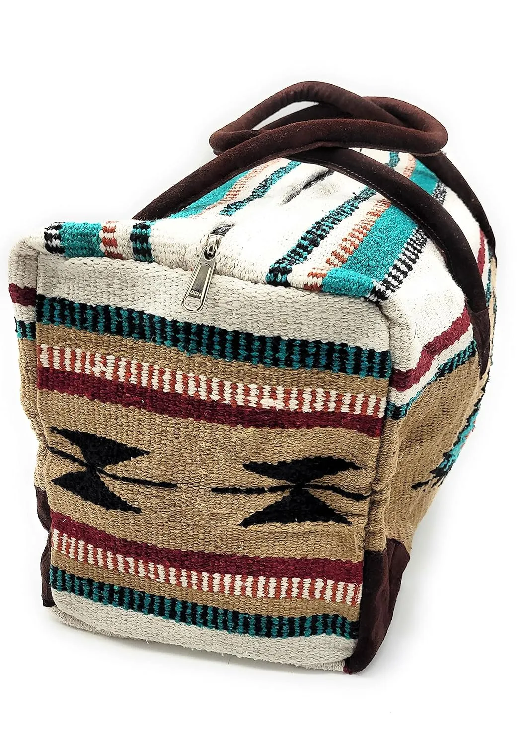 Southwestern Large Weekender Travel Bag Western Duffle Bag Boho Travel Bag (Diego)