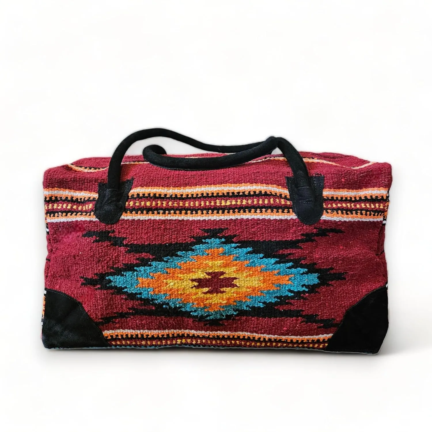 Southwestern Large Weekender Travel Bag Western Duffle Bag Boho Travel Bag (Monica)